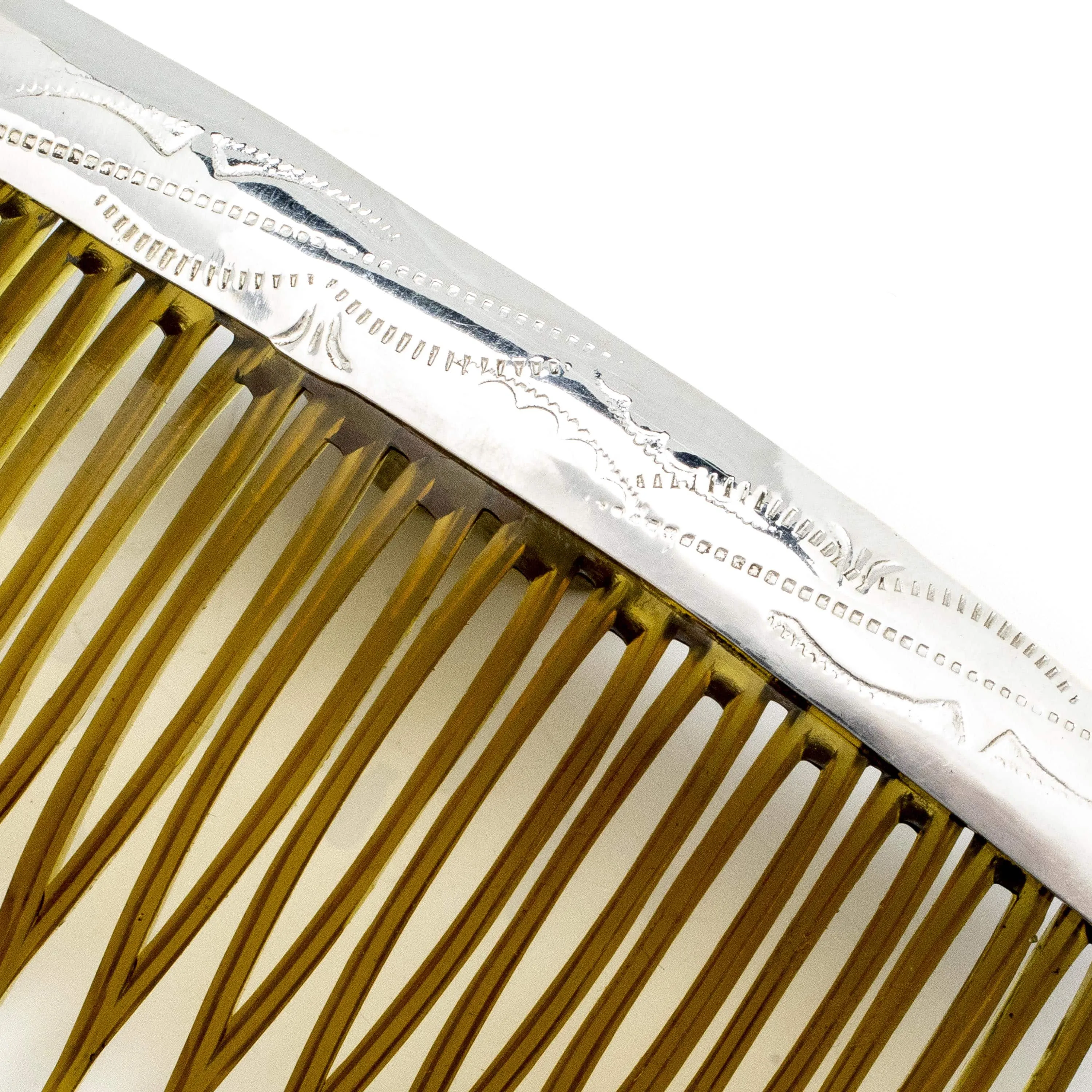 925 Sterling Silver USA Native American Made Hair Comb