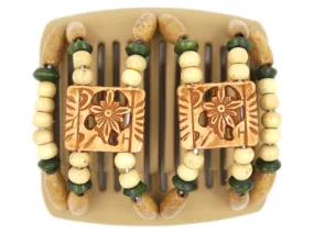 African Butterfly Chameleon Hair Comb - Dupla Blonde 25