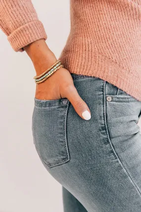 At The Top Of Your Game Bracelet Set (Aqua)