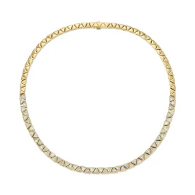 Bezeled Trillion Diamond Choker