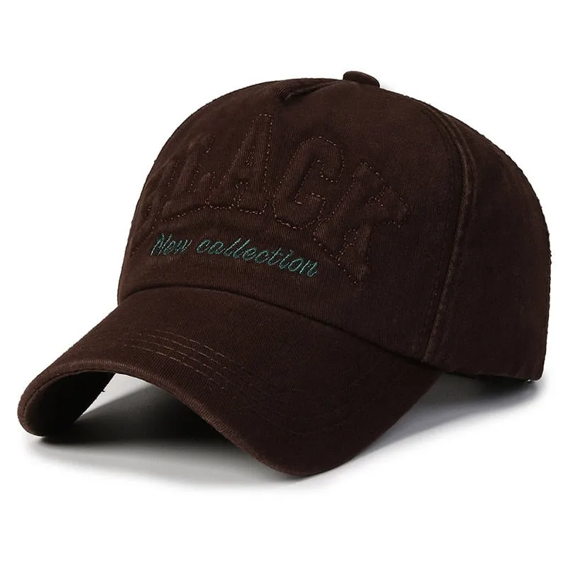 Cotton Baseball Cap Men Women Unisex Fashion Letter Snapback Hat Hip Hop Golf Caps Bone Casquette Kpop Dad Hats Gorras