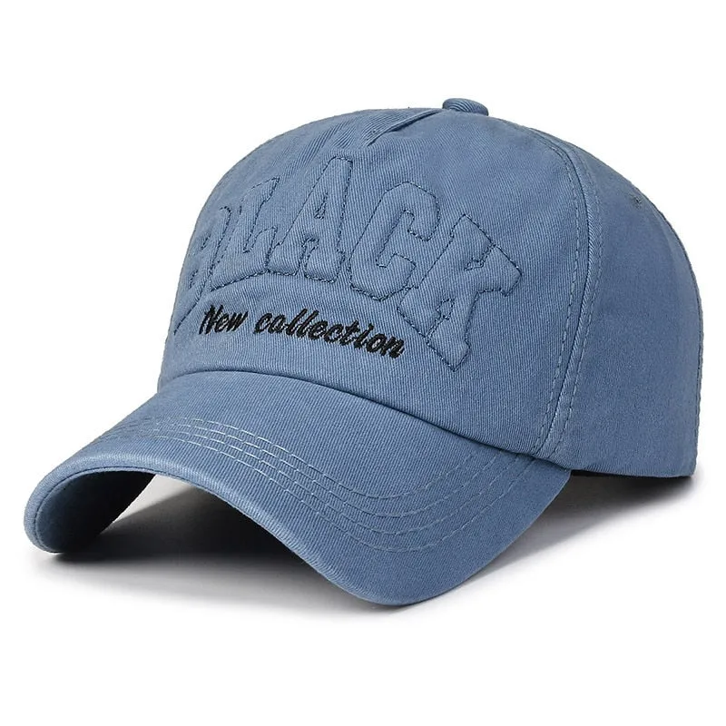 Cotton Baseball Cap Men Women Unisex Fashion Letter Snapback Hat Hip Hop Golf Caps Bone Casquette Kpop Dad Hats Gorras
