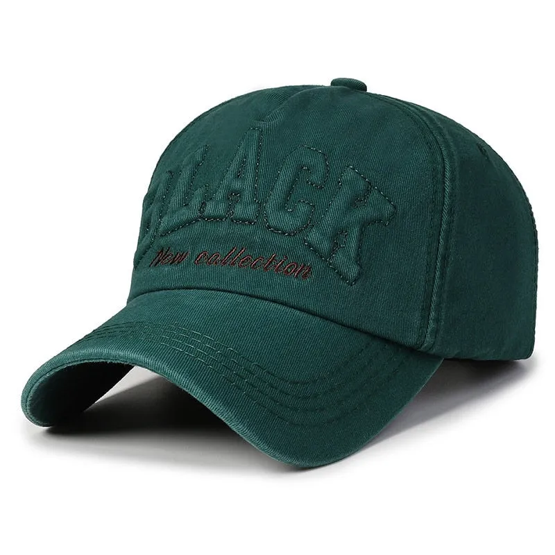 Cotton Baseball Cap Men Women Unisex Fashion Letter Snapback Hat Hip Hop Golf Caps Bone Casquette Kpop Dad Hats Gorras