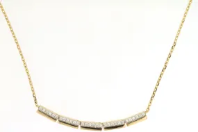 Diamond Accented Station Necklace