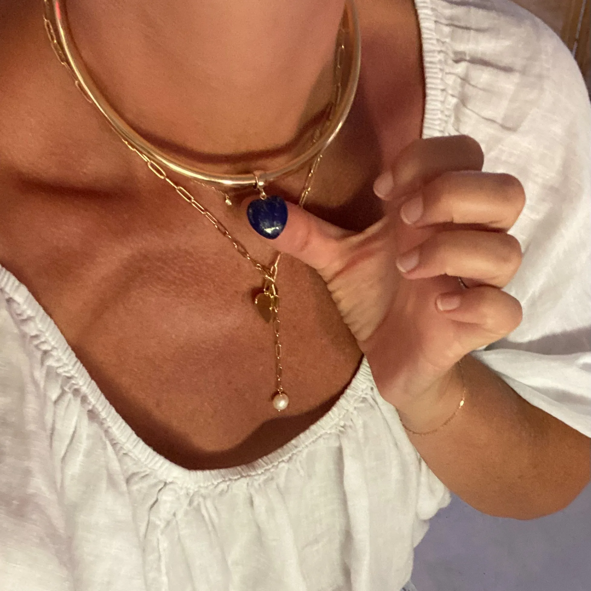 Gemma Lapis Bail Charm