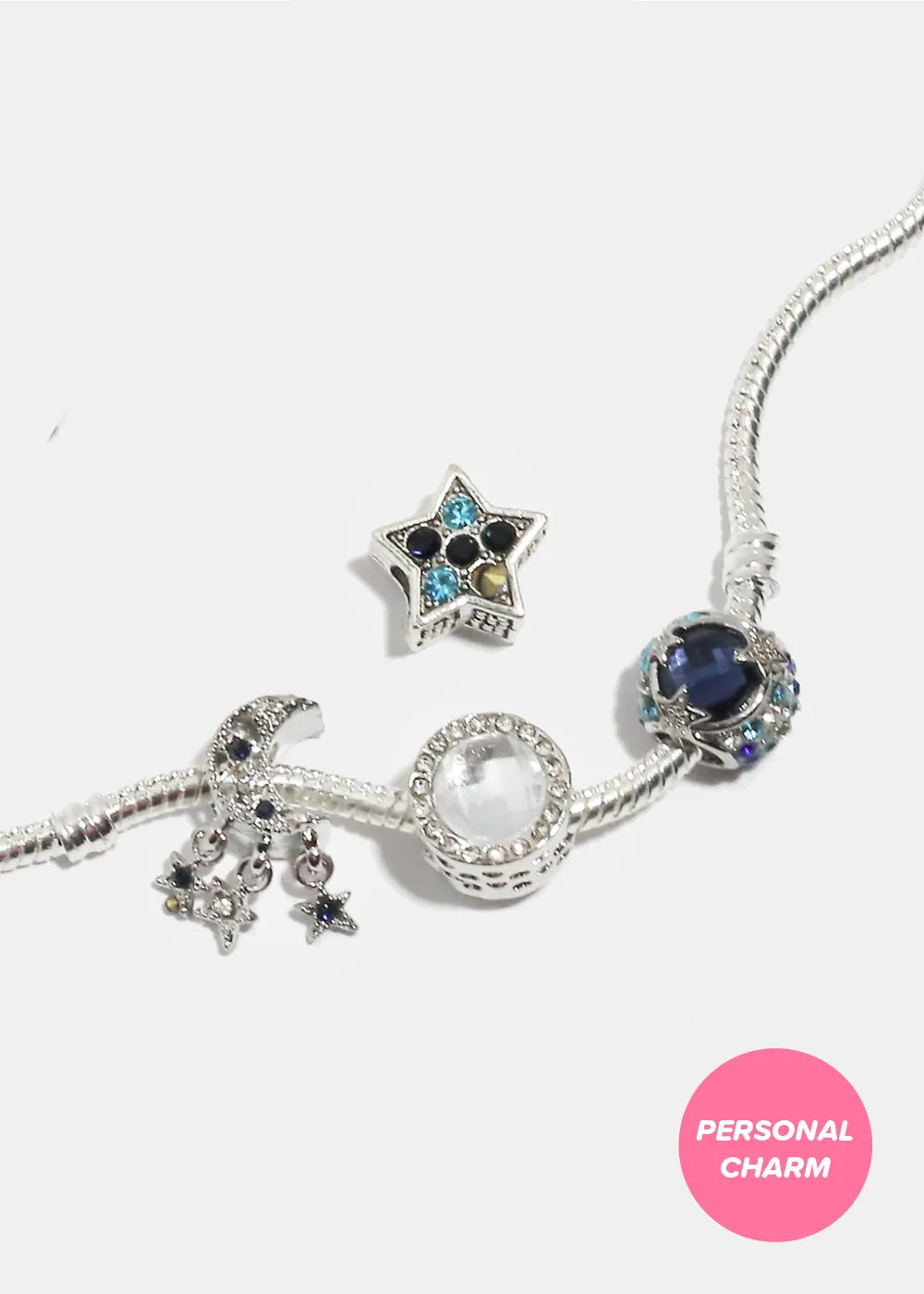 Miss A Bead Charm - Moon and Stars
