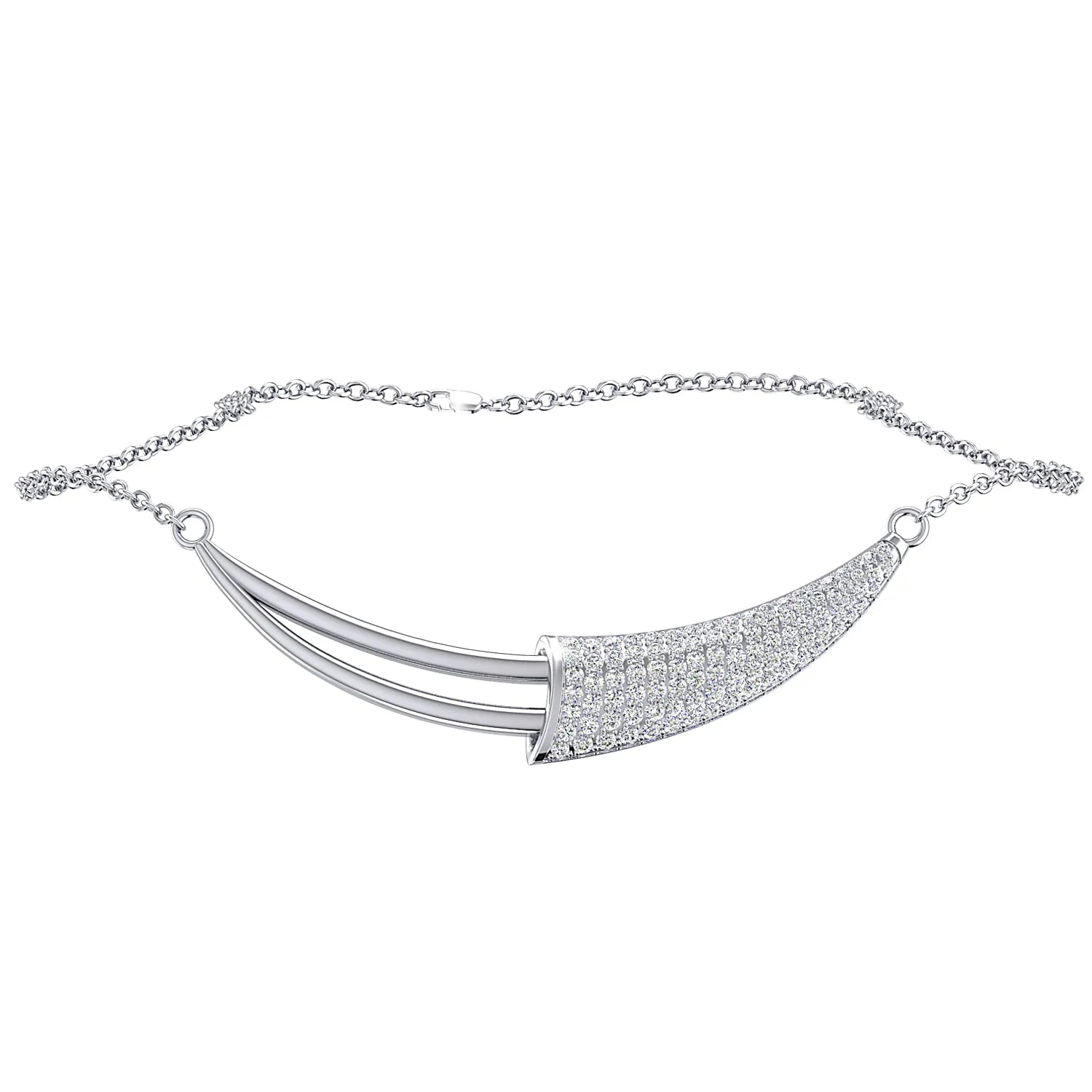 THE DIAMOND CONOID NECKLACE