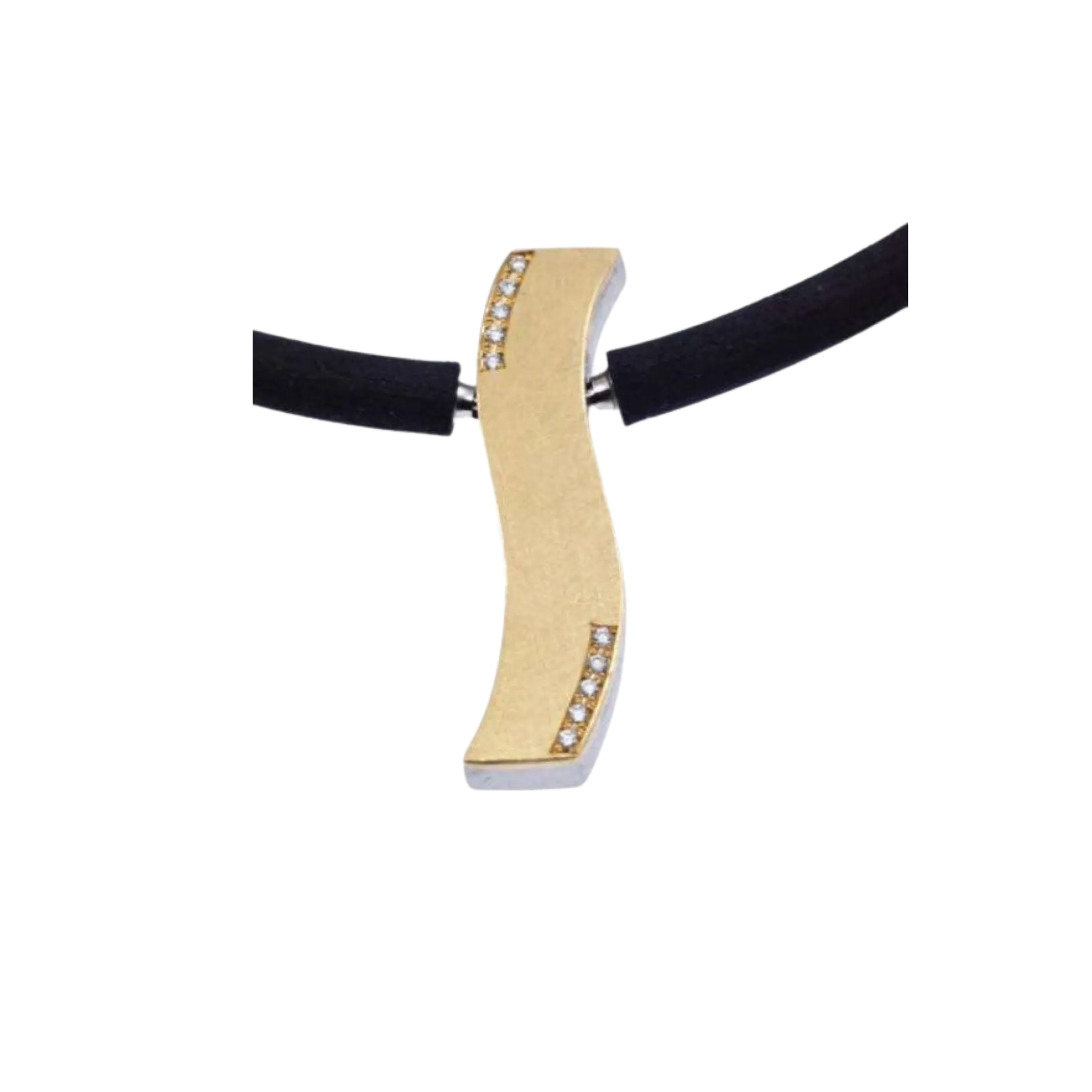 Vario Clasp "S" Shape Diamond Pendant