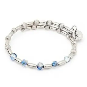 Winter Light Sapphire Wrap Bangle